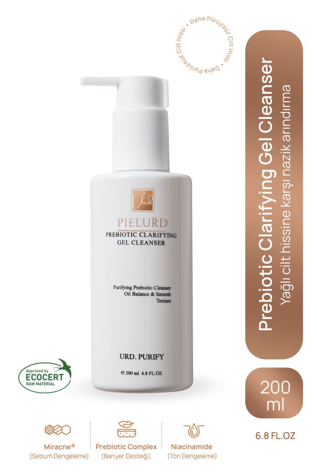 Prebiotic Clarifying Gel Cleanser – Prebiyotik Arındırıcı Jel | Prebiotic Complex + Miracne®