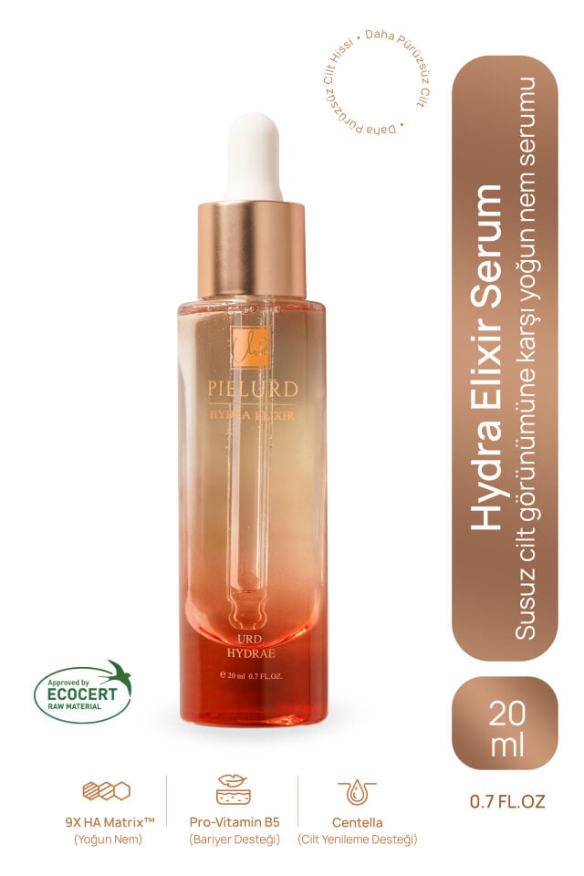 Hydra Elixir – Yoğun Nem Serumu | 9X Hyaluronic Acid + Pro-Vitamin B5