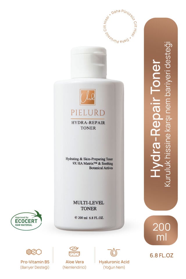 Hydra Repair Toner – Nem Bariyeri Toniği | Pro-Vitamin B5 + Aloe Vera Extract